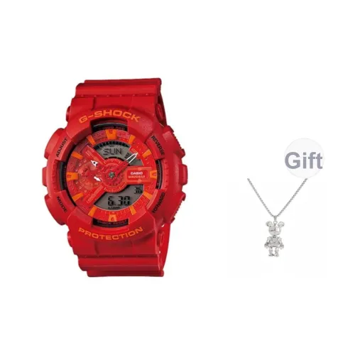 Шок Кварцевый Механизм Часы Унисекс Красный Циферблат