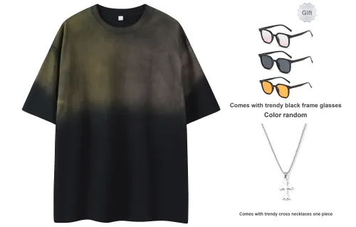 DEVA STATES T-Shirts Unisex Black Includes Sunglasses And Necklace