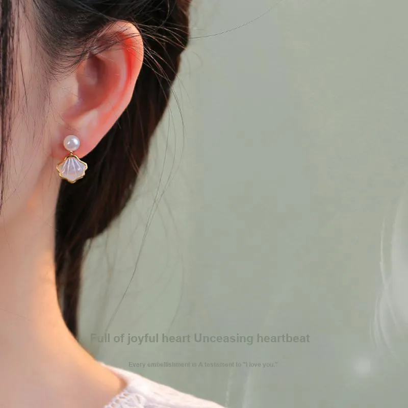 JUICY GRAPE Pearl Earrings Women's-1