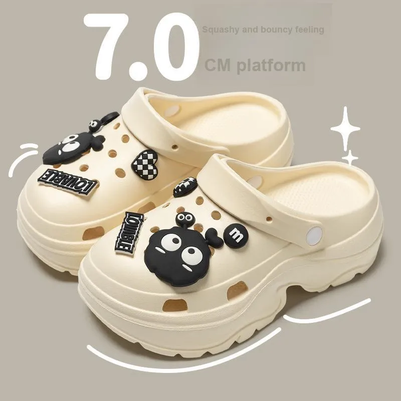 Love Of Wormwood Summer Slip Resistant Students' Eva Squashy And Bouncy Feeling Closed Toe Dormitory Home Slippers-21