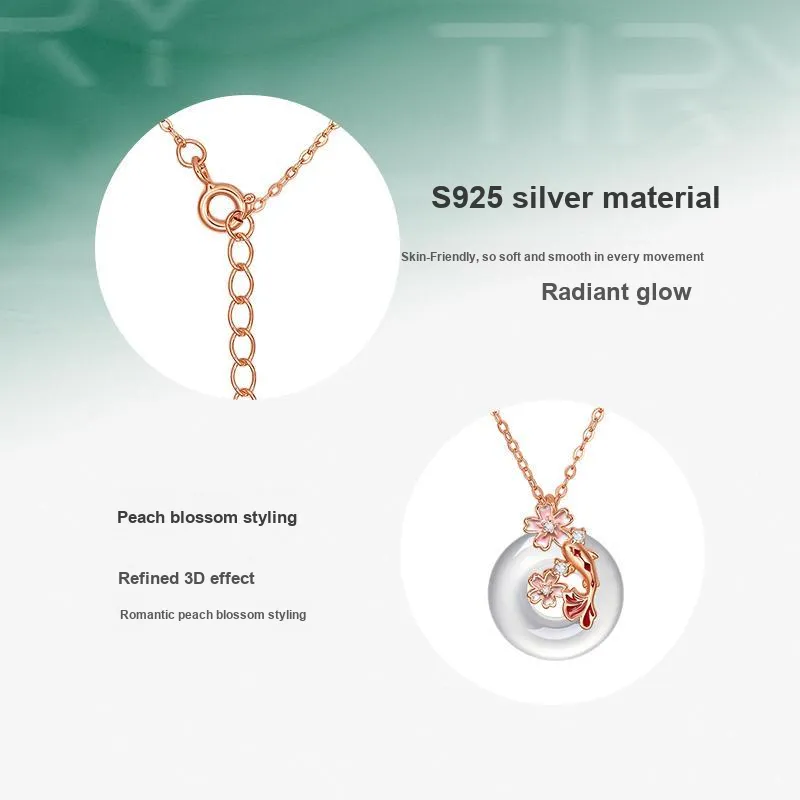 Diamond International Chalcedony Necklaces Women's-3