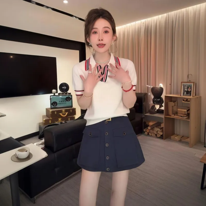 GULIANFEI Two Piece Skirt Sets Women's-3
