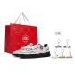 Classic White/Black[Red Shopping Bag+Keychain]