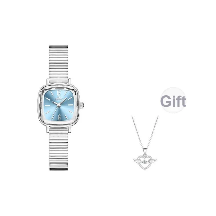 LIBER AEDON Кварцевый механизм Розовый циферблат часов Женские часы Коробка признания в любви