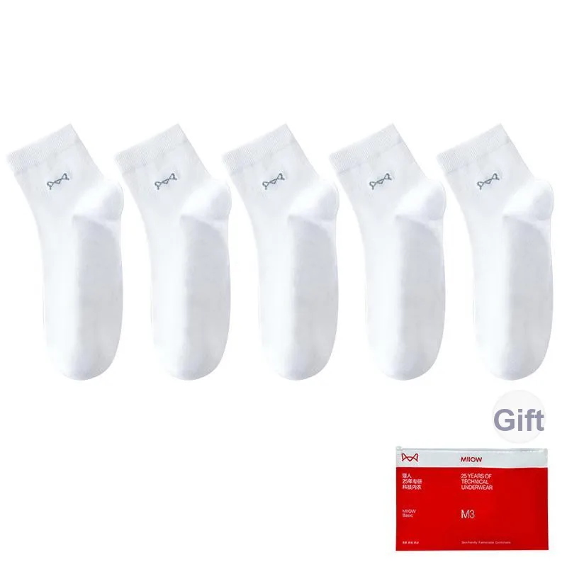 MIIOW Cool One Summer Series Mid-Calf Socks Men's Shopping Bag Combo Set