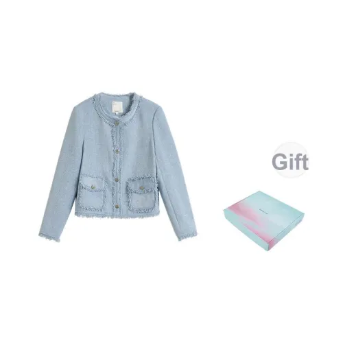 Inman Cropped Coat Women's Gift Box Set Инман Укороченное Пальто Женское Набор в Коробке