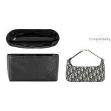 Dior Lunch Bag Black DuPont Paper Liner