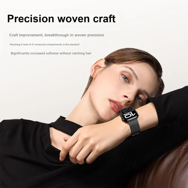 W&P Apple Compatibility Watch Band 20cm Metal-6