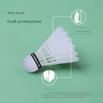 LENWAVE Nylon Shuttlecock 3 Pack Nylon Everyday Shuttlecocks