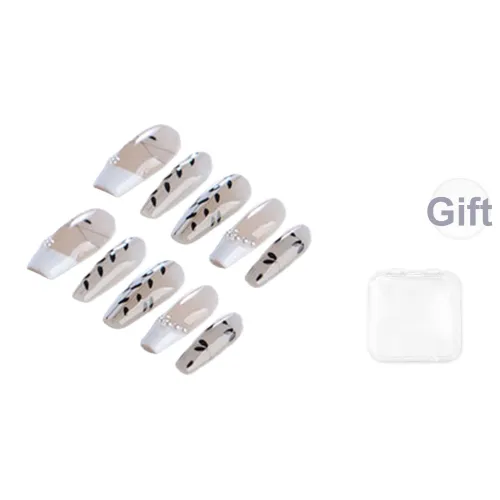 Song Biography Ручная работа Кленовый Осветляющий Premium Soft Молочно-белый False Nail Средний ЛАДДЕР 25 мм