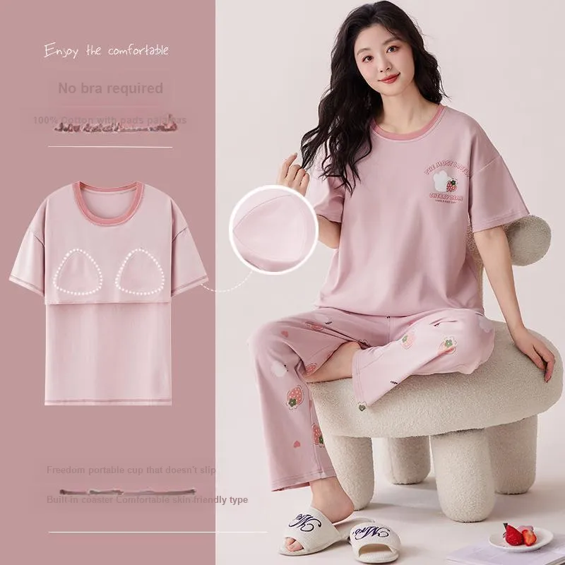 MIIOW Cool One Summer Series Pajama Set Women's Lotus Color-3