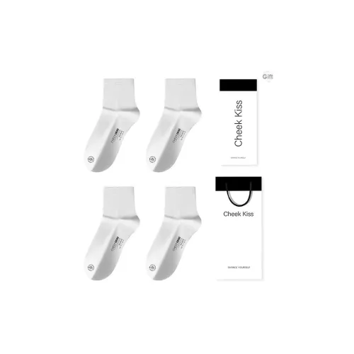 Cheekkiss Носки Crew Мужские коробка 4 упаковки экрю