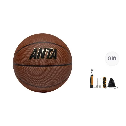 Anta PU Basketball Red Brown Size 7 Standard Training Competition