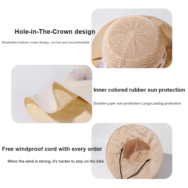 MIIOW Polyester Bucket Hats Women's-1