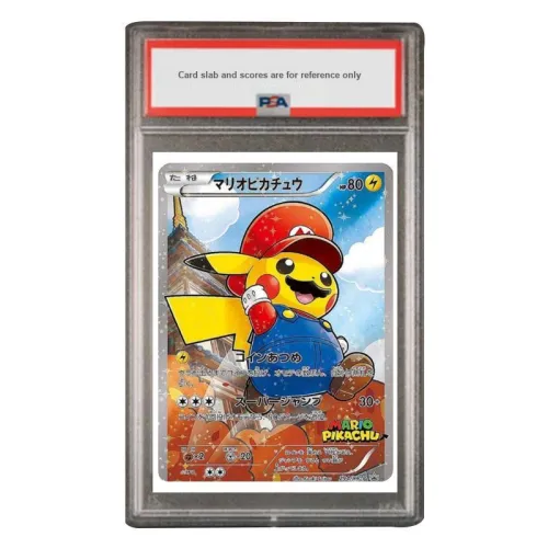 POKEMON XY PROMO Bonus Card Mario Pikachu XY-P-294 PSA Japan Version Graded Cards