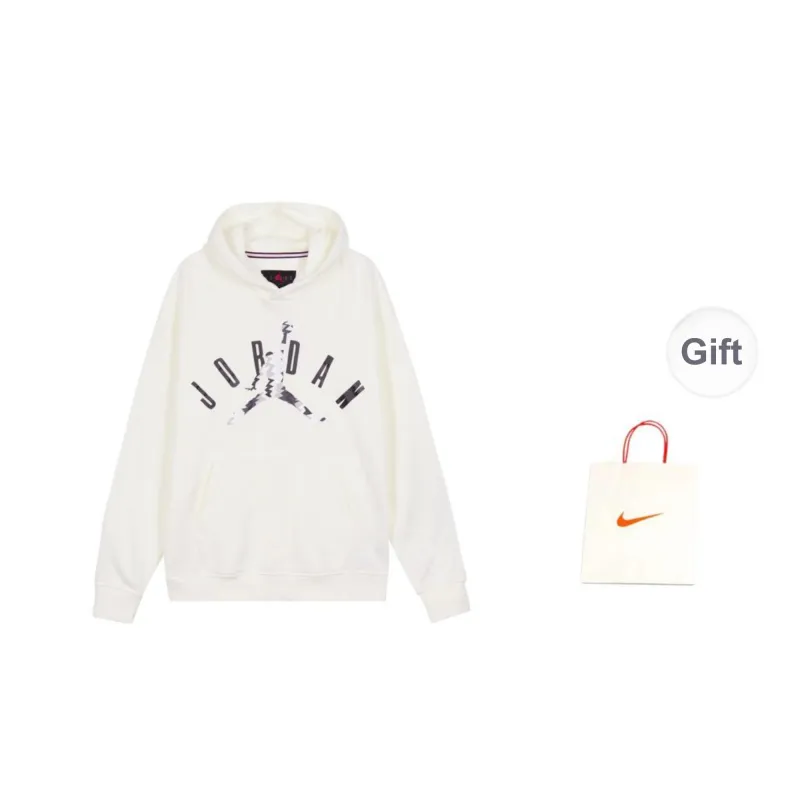 Jordan Sweatshirt Men's White Shopping Bag Included-0