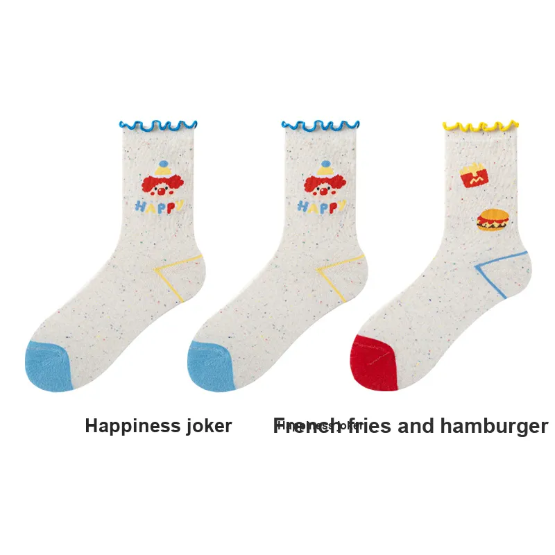 H YXIANG Mid Calf Socks Women's Combo Set-9