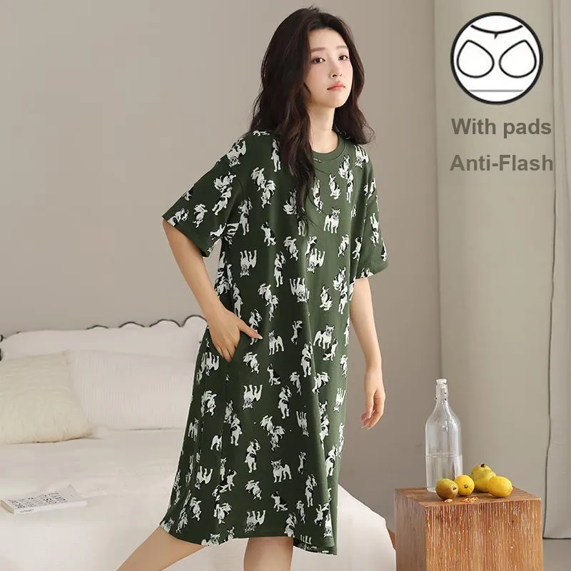 GOSO Nightgown Women's Army Green-2