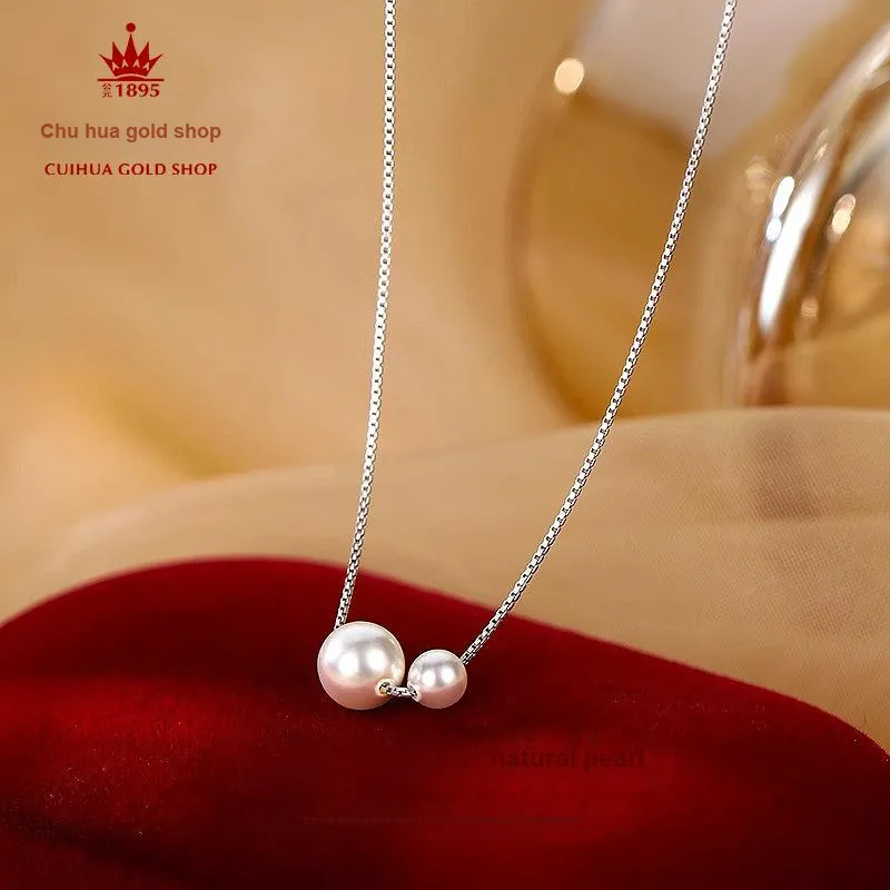 Cuihua Gold Shop Pearl Necklaces Women's-2