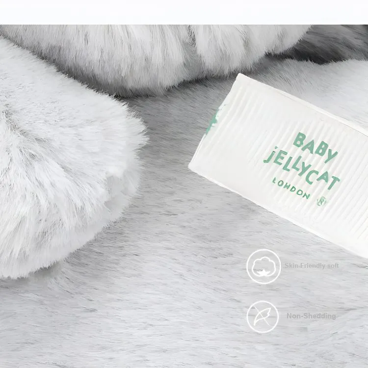 JELLYCAT Personalised Bashful Silver Bunny Blankie-2