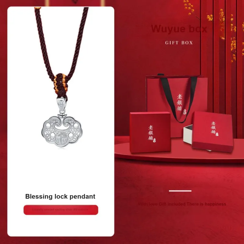 Wylyp Sterling Silver 990 Necklaces Women's-6