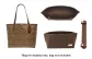 Brown Stress Relief Shoulder Strap Pad (New Upgrade · More Invisible)+Storage Liner Set