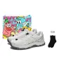 Classic White/Cool Gray (Happy Shopping Bag Clothing Sets)