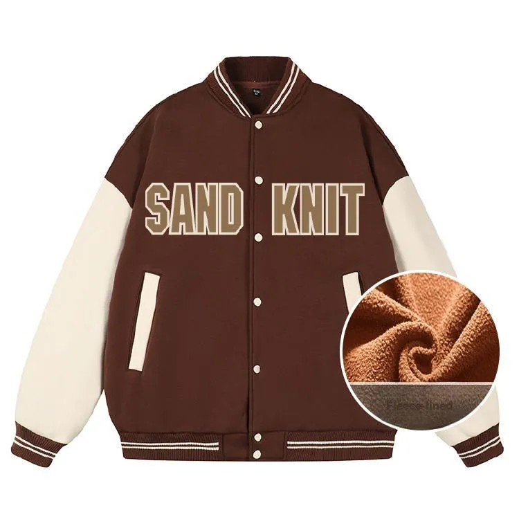 SandKnit Baseball Jacket Unisex-17