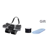 [Four-Wheel Smart Abdominal Roller-Gray]+Urban Techwear Fat-Burning Belt+Quiet Yoga Shock Absorbers Mat