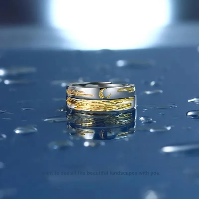 FOREVER MELODY 925 Sterling Silver Rings Unisex-2