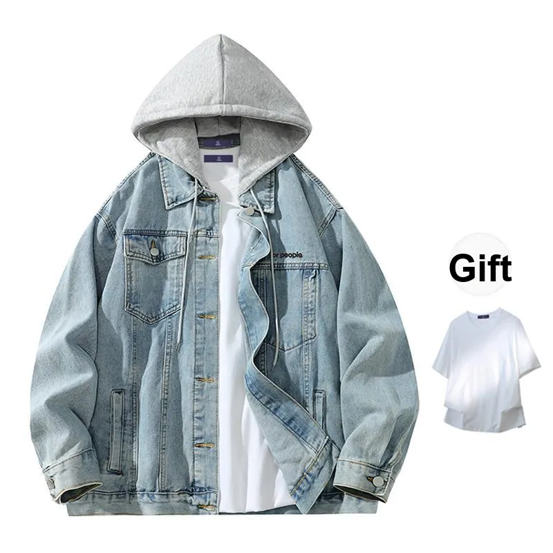 FAX FOR FMACM Denim Jacket Unisex Black-11