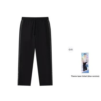FUN x YINMEI LIANMINGKUAN SS25 Knitted Sweatpants Unisex Black