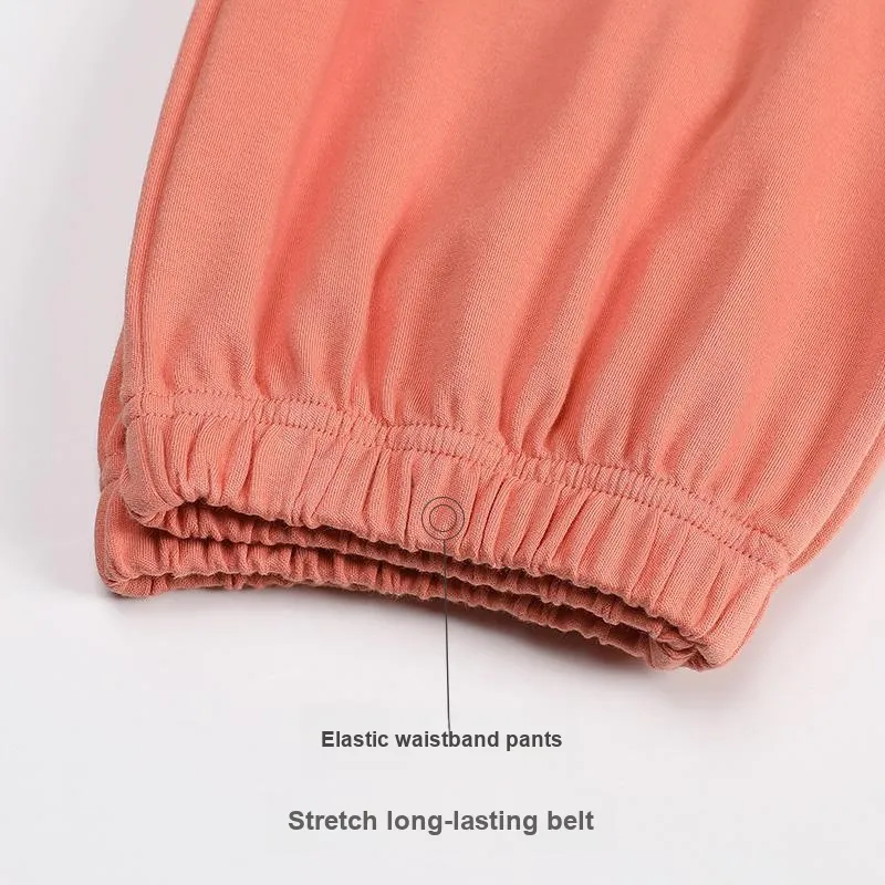 GOSO Pajama Pants Women's Orange Red-4
