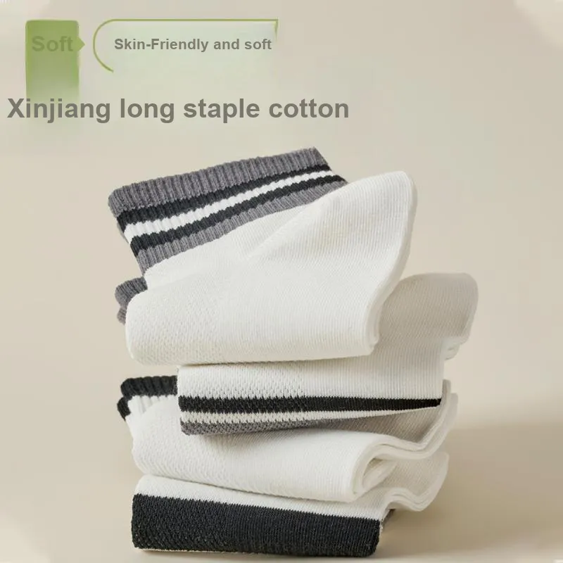 FAIRWHALE Ankle Socks Unisex 4 Pack-10