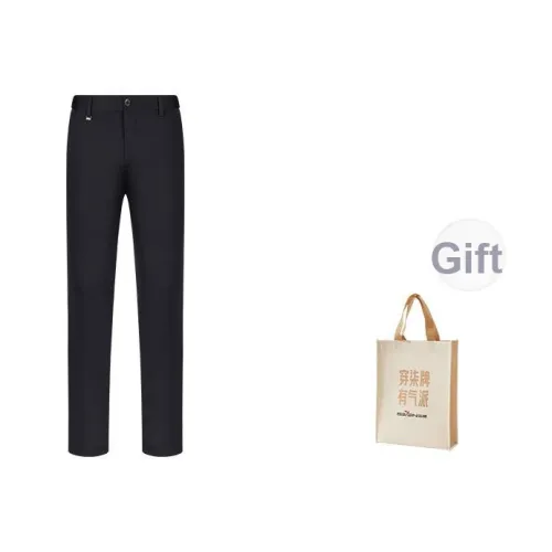 SEVEN Все Сезон Дышащий Устойчивый к складкам Нет Железо Повседневные брюки Мужской