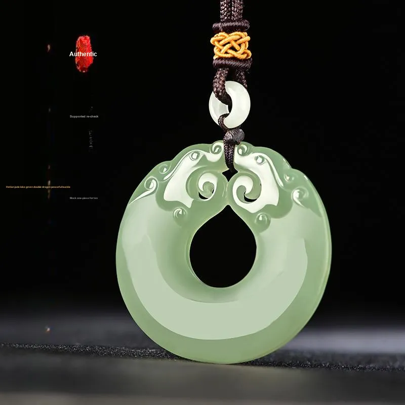 KUNYUYAO Pendants Pale Greenish White Jade Unisex-32