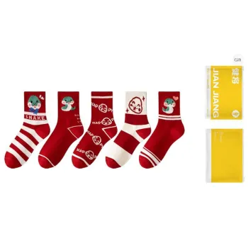 Master Mid Calf Socks Women's Shopping Bag Combo Set