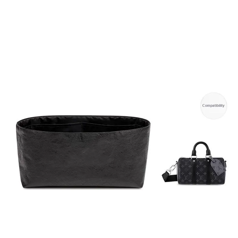 FANJI DuPont Paper Liner Bag For Storage And Organization Unisex Golden/All Black-3