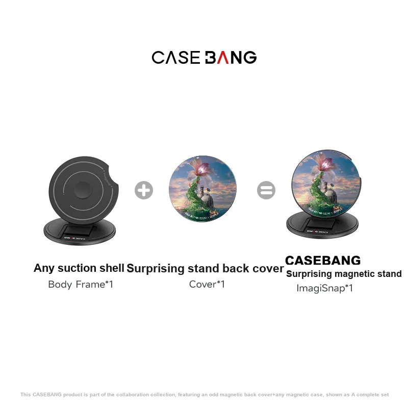 CASEBANG Artist Beeple Collaboration Detachable Magnetic Phone Stand Compatibility With Entire Collection Cell Phone-2