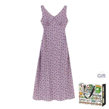 / Sleeveless Dresses Women's Purple Shopping Bag