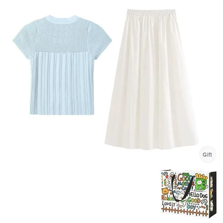 HAPG Two Piece Skirt Sets Women's-1