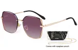Transparent Black Tea Brown Frame with Progressive Gray Lens