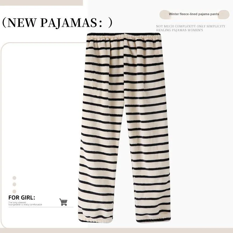 MADALLO Pajama Pants Women's Apricot-4