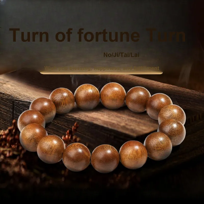 PUTUOSHANWENCHUANG Fragrance Agarwood Bracelets Unisex-2