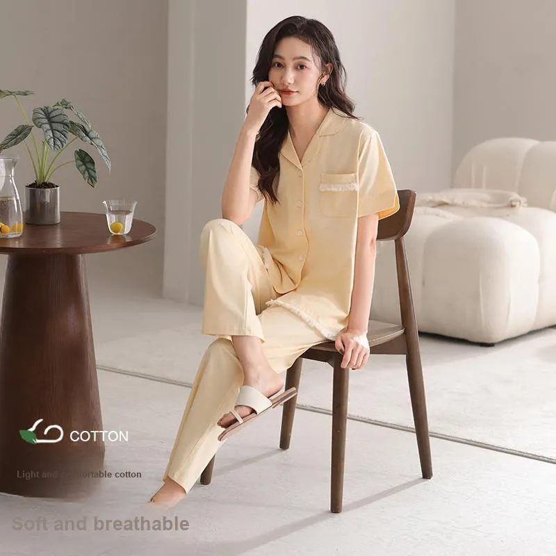 XIA.WA.ZHI.XIU Pajama Set Women's Gift Box Set Apricot-2