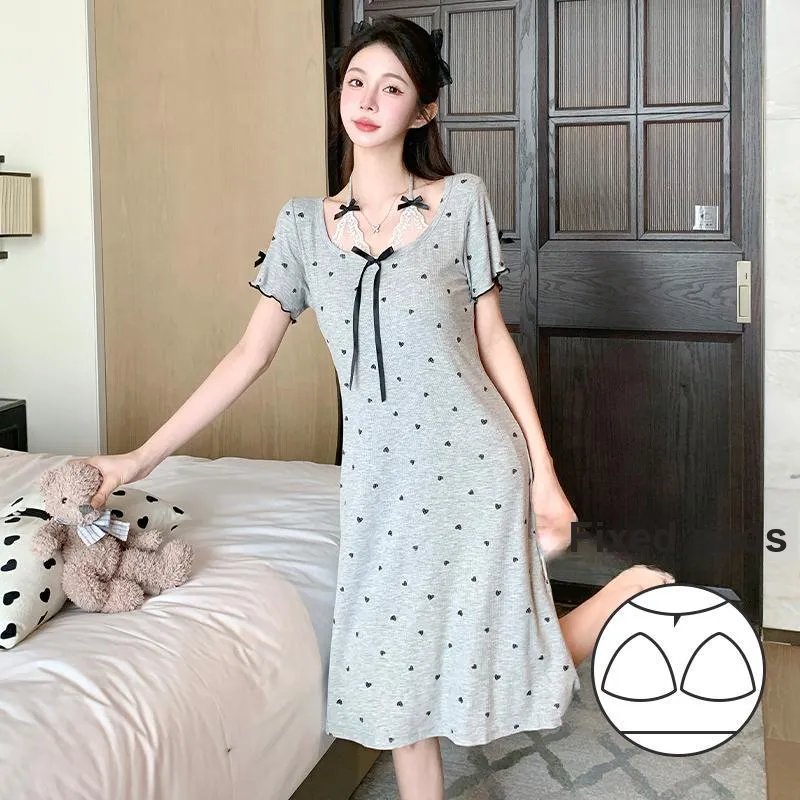 Sleeping Beauty Nightgown Women's Light Gray-1