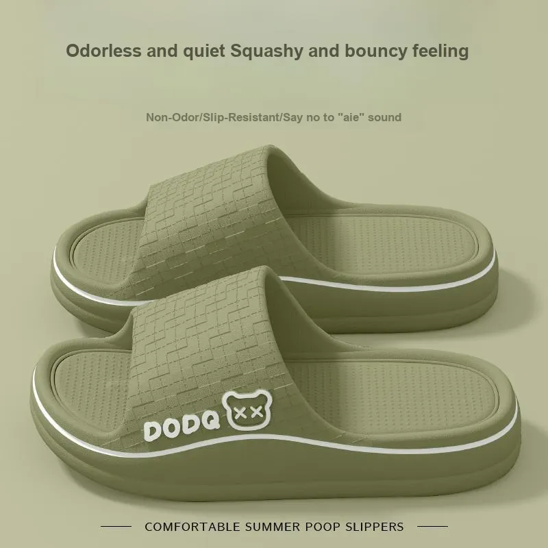 LUNNIFEIYA EVA Indoor All Season All Platform Quiet Squashy And Bouncy Feeling Slip Resistant Home Slippers-4