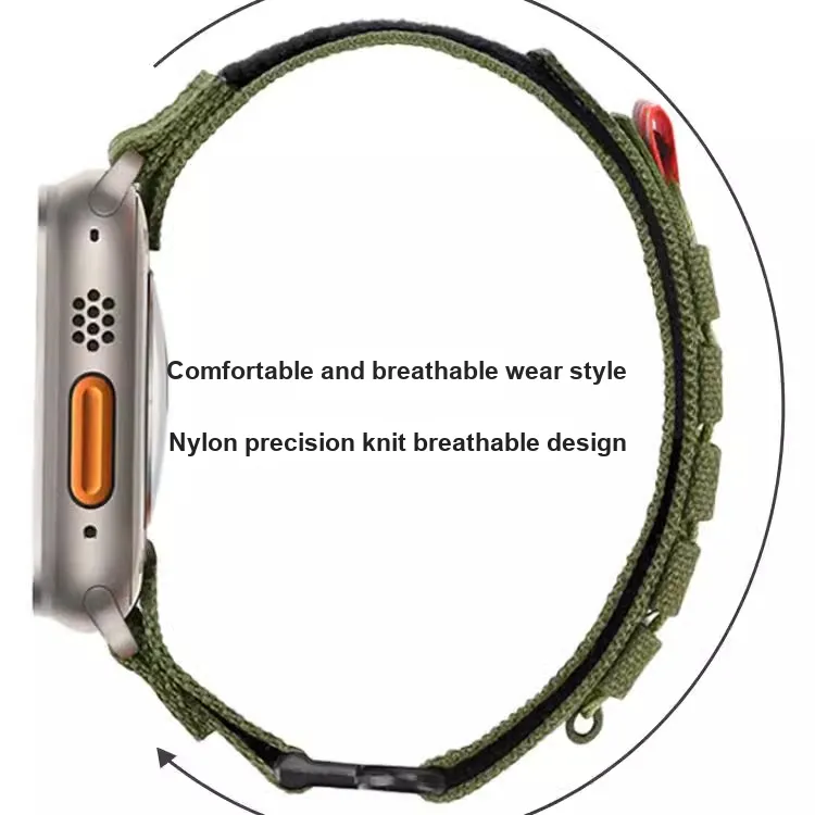 PULAISI Watch Band Apple Compatibility 49mm Nylon Material-21
