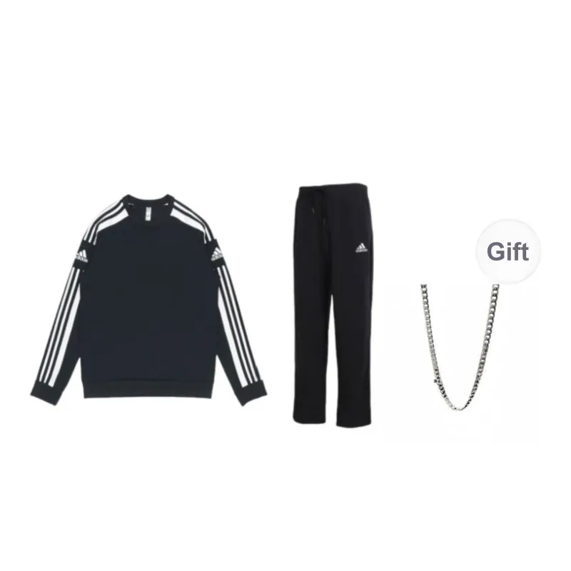 Adidas Sweatshirt Set Unisex Black-0