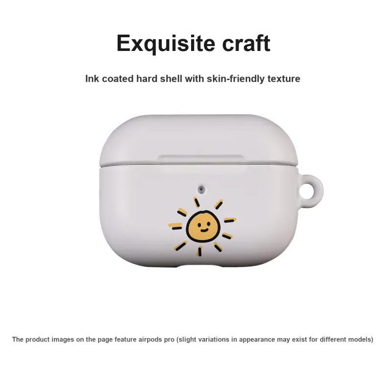 Keshami Applicable To Airpods Pro2/Airpods 3 Generation Little Sun Headphone Cases-4